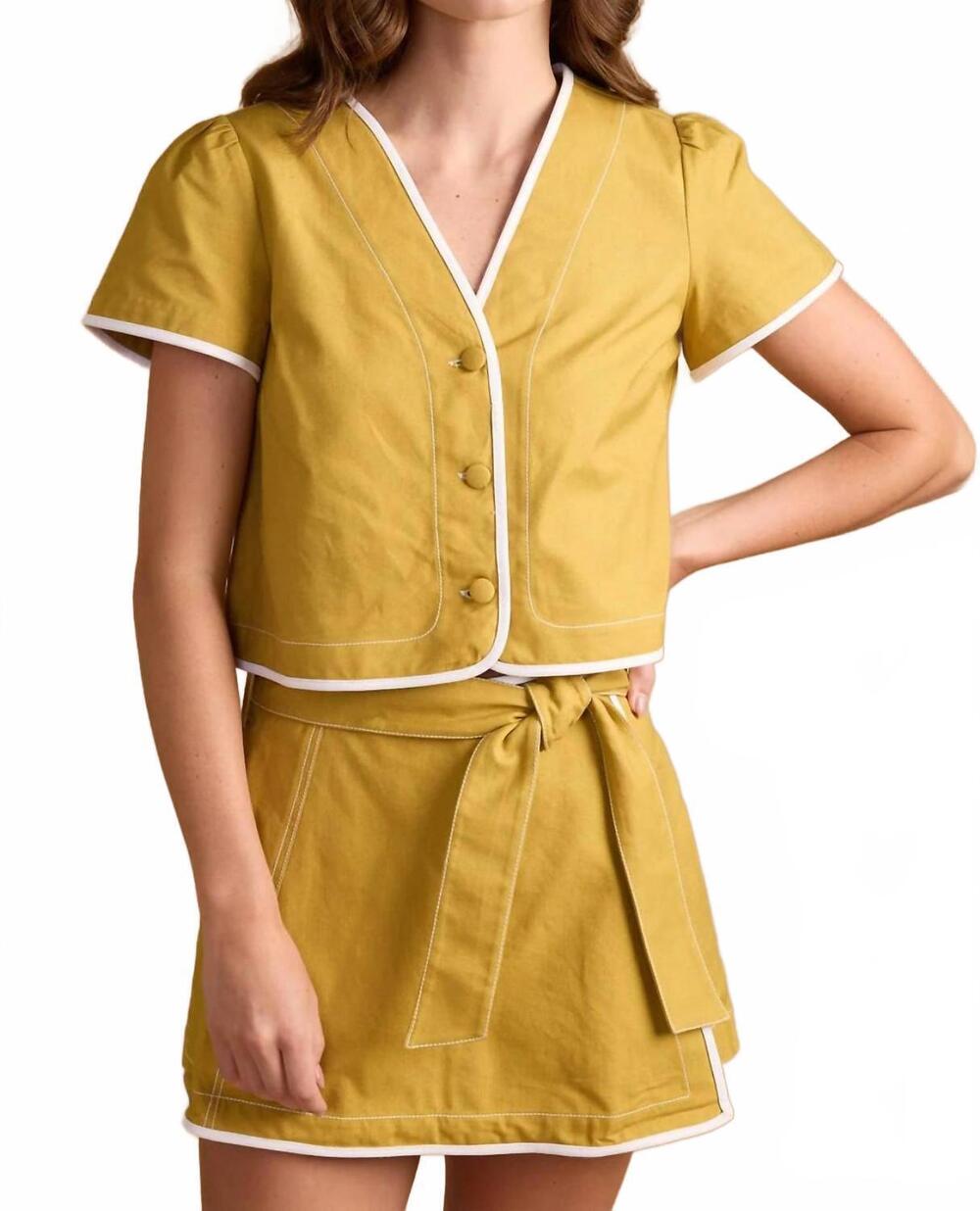 NEW THOMAS & LOURDES romilly jacket in khaki